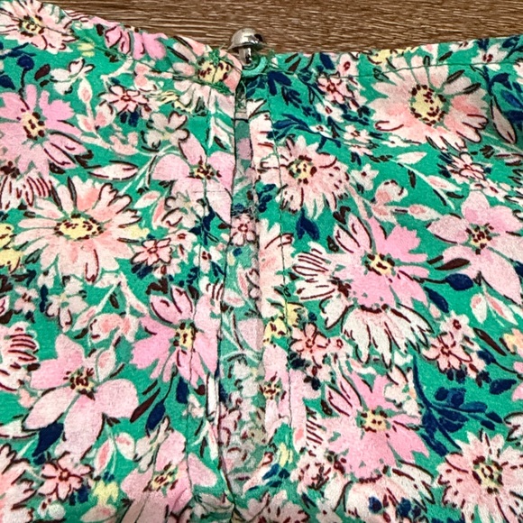 Lily White Pink and Green Floral Blouse - Picture 7 of 7